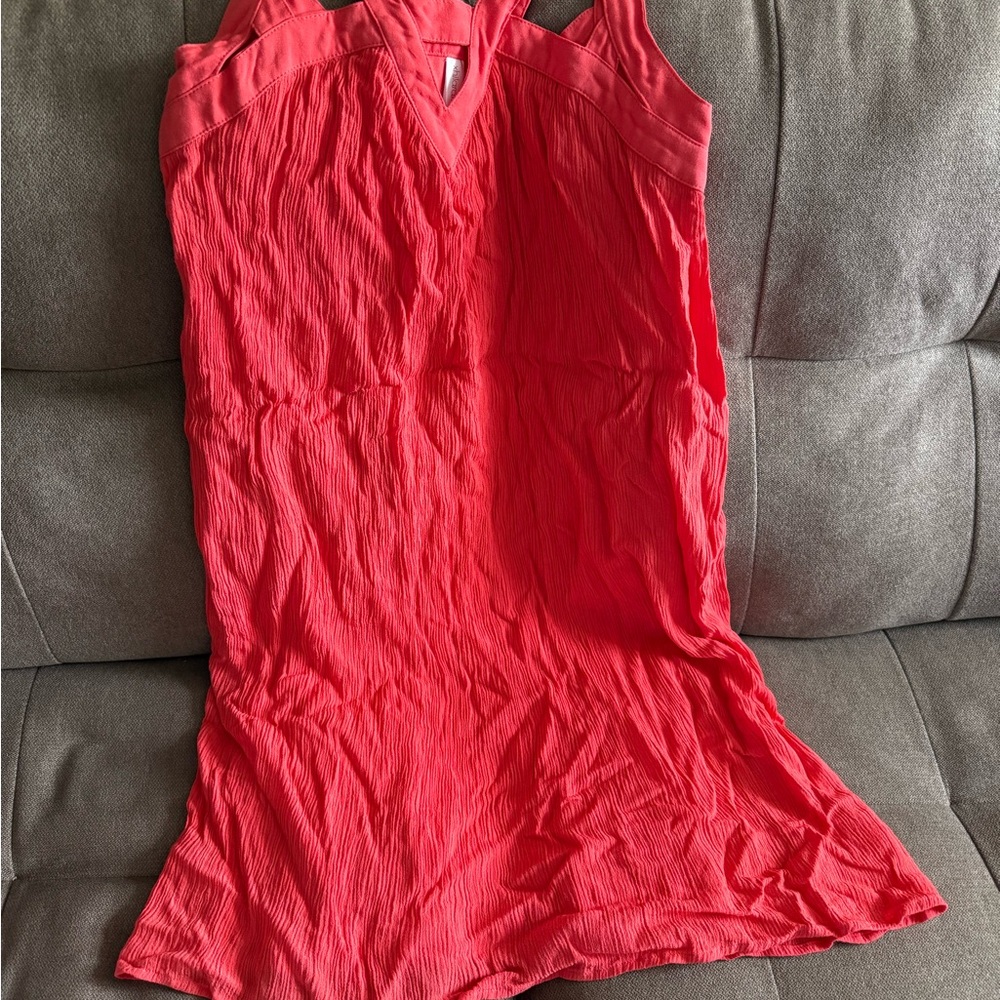 Xhilaration Coral Sleeveless Top